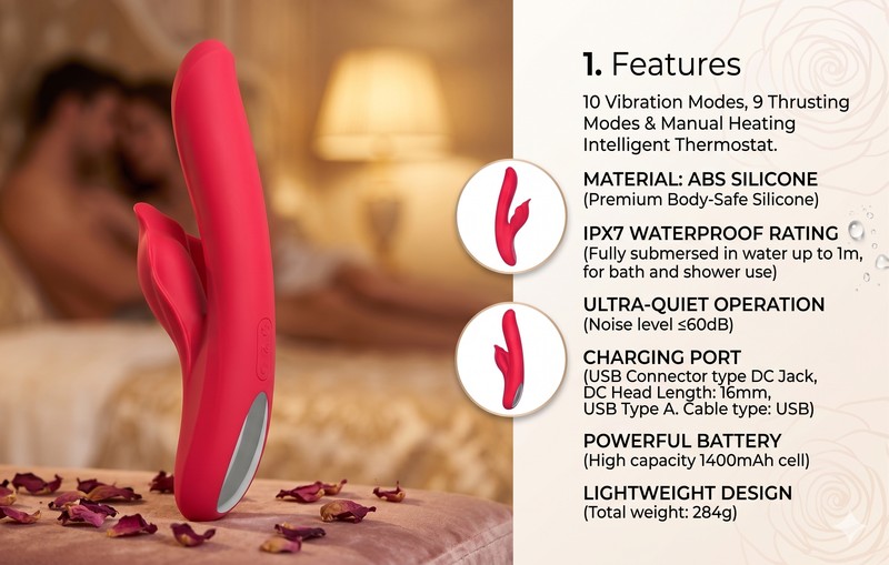 576 Thrusting Double Vibrator (Heating) - Image 6